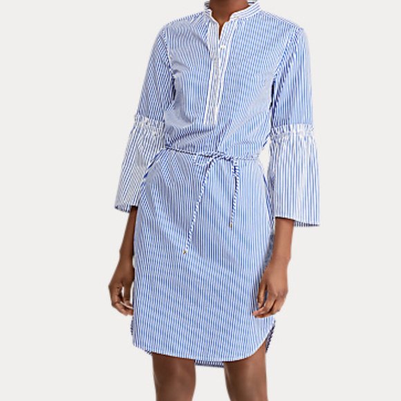 Lauren Ralph Lauren Dresses & Skirts - Ralph Lauren Bell Sleeve Bengal Shirtdress